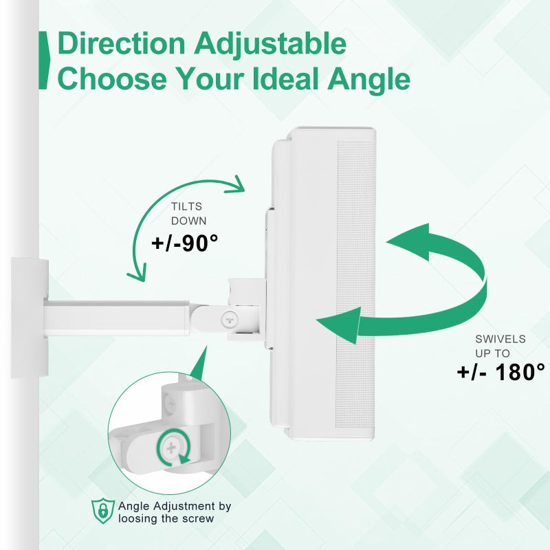 Dinghosen Steel Wall Mount Ceiling Bracket Stand for UB-20 Series II Compatible with Virtually Invisible 300 Lifestyle 600 ST535 ST525 ST520 535III 525III CM520 SoundTouch JC-II AM6-V AM10-V AM10IV - Image 4